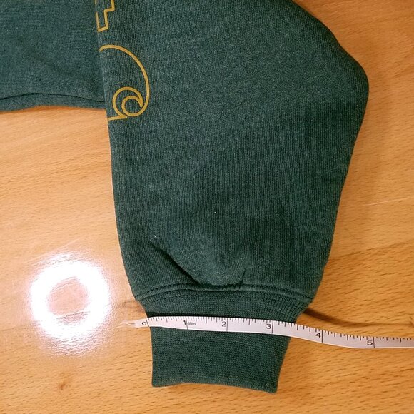 Carhartt Men’s Small Loose Fit Midweight Logo Sleeve Pullover Sweatshirt Green - Picture 9 of 15